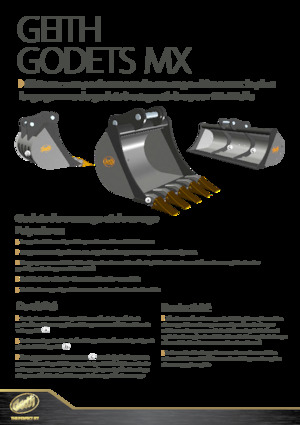 Lžíce pro rypadla Geith H11-1000