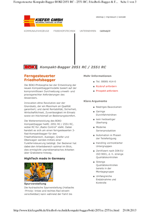 Rypadla pro použití na hřbitově Reform Werke Boki 2051 RC