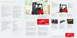 Čelní vysokozdvižné elektrické vozíky Linde E20PL std.