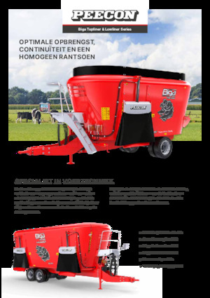 Míchačky krmiv Peecon Biga 27-197/230 Topliner Mammoet Future