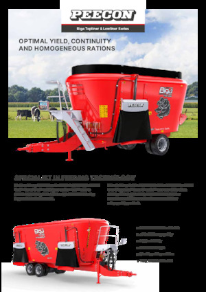 Míchačky krmiv Peecon Biga 30/197/230 Topliner Mammoet Future