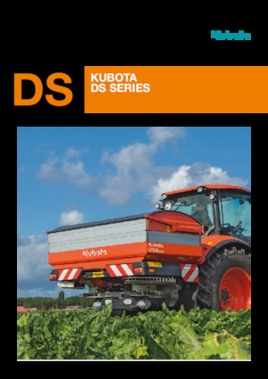 Rozmetadla průmyslových hnojiv Kubota DSM-W 1100 