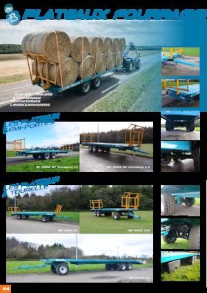 Ploché přívěsy Rolland RP 12006 LCH