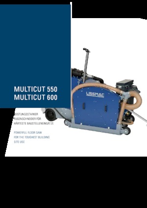 Řezačky spár Lissmac Multicut 600 G
