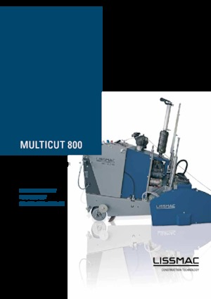Řezačky spár Lissmac Multicut 800 GH