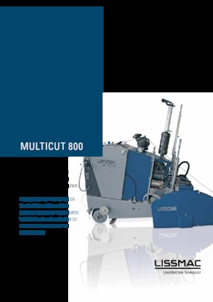 Řezačky spár Lissmac Multicut 800 GH
