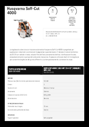 Řezačky spár Husqvarna Soff-Cut® 4000