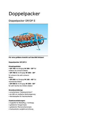 Půdní pěchy Tigges DP 700 I-130 S