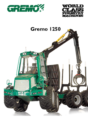 Vyvážecí traktory Gremo 1250