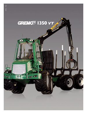 Vyvážecí traktory Gremo 1350 VT