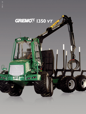 Vyvážecí traktory Gremo 1350 VT
