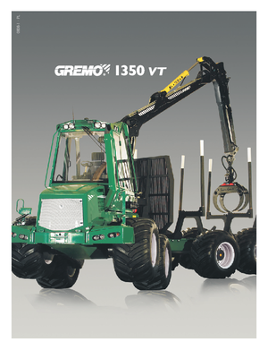 Vyvážecí traktory Gremo 1350 VT