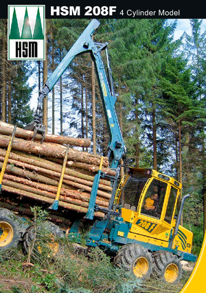 Vyvážecí traktory HSM 208 F 9 to