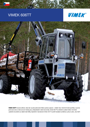 Vyvážecí traktory Vimek 606 TT