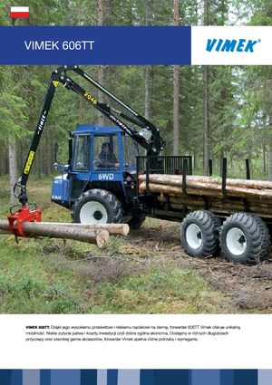 Vyvážecí traktory Vimek 606 TT