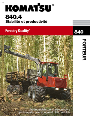 Vyvážecí traktory Komatsu 840.4