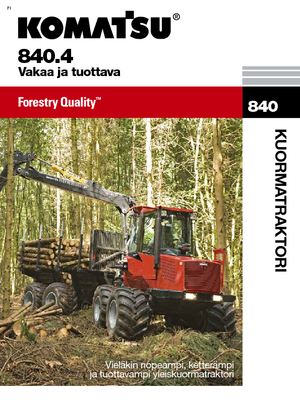 Vyvážecí traktory Komatsu 840.4
