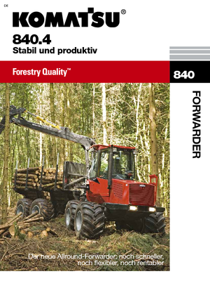 Vyvážecí traktory Komatsu 840.4