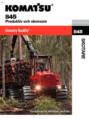 Vyvážecí traktory Komatsu 845