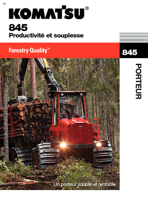 Vyvážecí traktory Komatsu 845