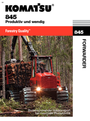 Vyvážecí traktory Komatsu 845