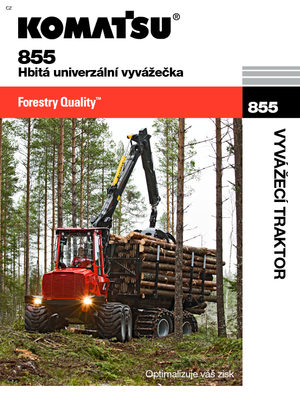 Vyvážecí traktory Komatsu 855 6WD