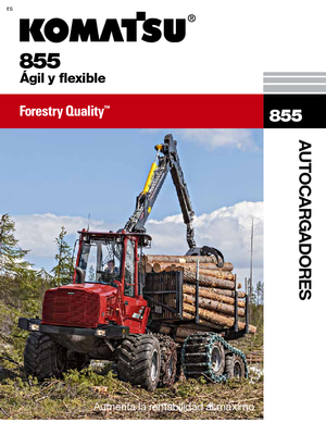 Vyvážecí traktory Komatsu 855 6WD