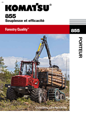 Vyvážecí traktory Komatsu 855 6WD