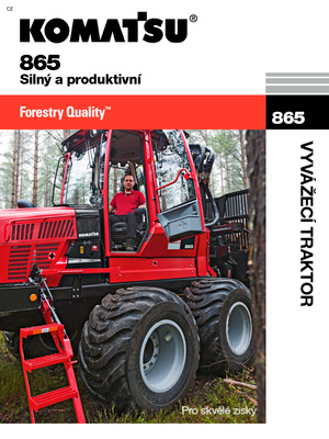Vyvážecí traktory Komatsu 865 8WD