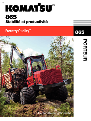 Vyvážecí traktory Komatsu 865 6WD