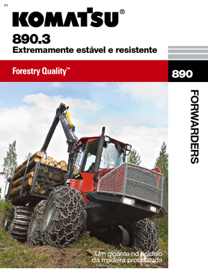 Vyvážecí traktory Komatsu 890.3