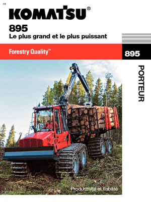 Vyvážecí traktory Komatsu 895