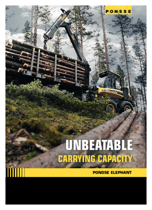 Vyvážecí traktory Ponsse Elephant