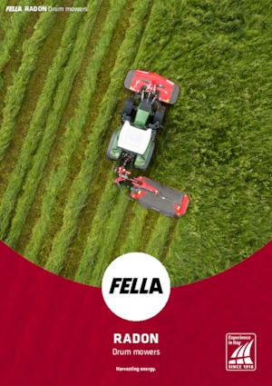 Čelní bubnové žací lišty bez kondicionéru Fella Radon 3140 FP-V