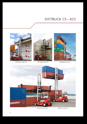 Čelní vysokozdvižné dieselové vozíky SVETRUCK ECS 7 H