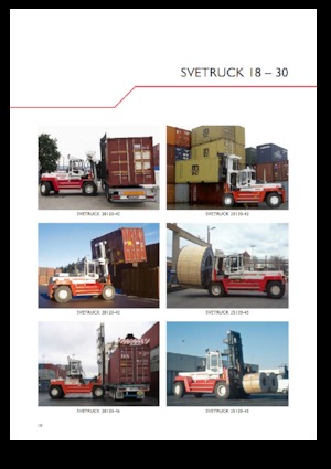 Čelní vysokozdvižné dieselové vozíky SVETRUCK 18120-36