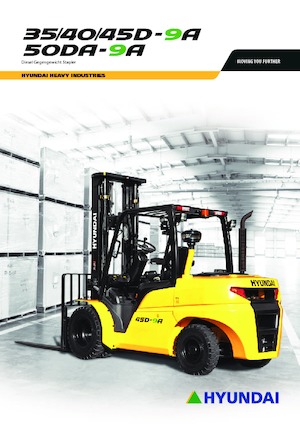 Čelní vysokozdvižné dieselové vozíky Hyundai 45 D 9 A