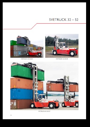 Čelní vysokozdvižné dieselové vozíky SVETRUCK 32120-48