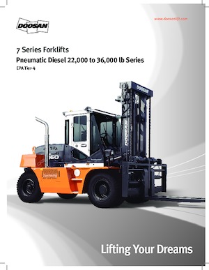 Čelní vysokozdvižné dieselové vozíky Doosan D120S-7