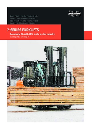 Čelní vysokozdvižné dieselové vozíky Doosan D55C-7