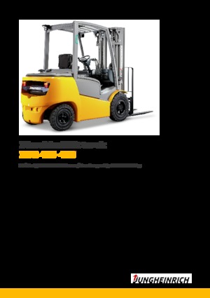 Čelní vysokozdvižné dieselové vozíky Jungheinrich DFG 425