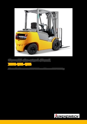 Čelní vysokozdvižné dieselové vozíky Jungheinrich DFG 425