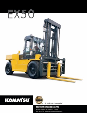 Čelní vysokozdvižné dieselové vozíky Komatsu FD100-8
