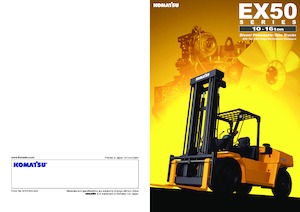 Čelní vysokozdvižné dieselové vozíky Komatsu FD150E-8