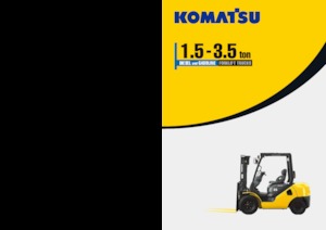 Čelní vysokozdvižné dieselové vozíky Komatsu FD25-17