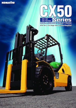 Čelní vysokozdvižné dieselové vozíky Komatsu FD40T-10