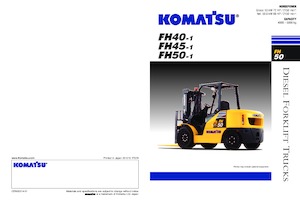 Čelní vysokozdvižné dieselové vozíky Komatsu FH40-1