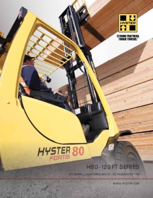 Čelní vysokozdvižné dieselové vozíky Hyster H90FT