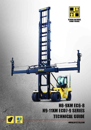 Čelní vysokozdvižné dieselové vozíky Hyster H9XM ECD7