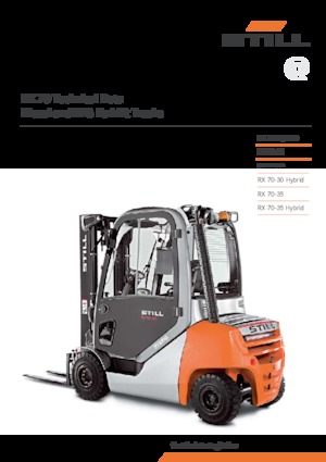 Čelní vysokozdvižné dieselové vozíky Still RX 70-30